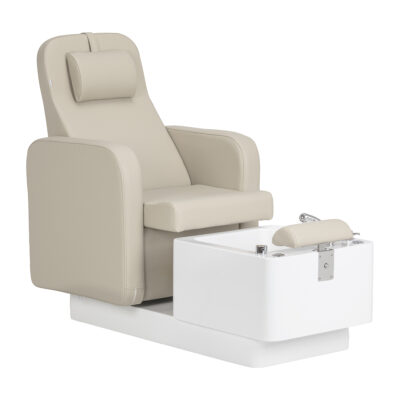 Sillon Elysia Fotel kosmetyczny SPA do pedicure - kremowy