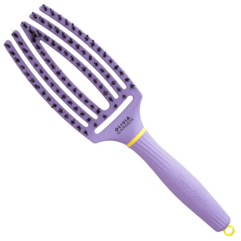 Olivia Finger Brush Combo Garden Szczotka do włosów - Snuggle Purple