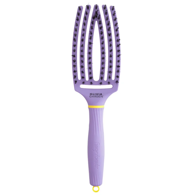 Olivia Finger Brush Combo Garden Szczotka do włosów - Snuggle Purple