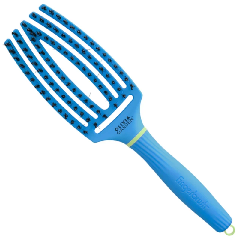 finger_Turbo Blue Olivia Garden FingerBrush Combo Szczotka do włosów - Turbo Blue