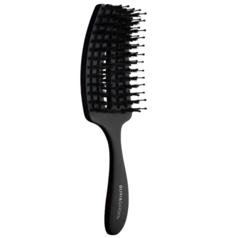 Olivia Garden FingerBrush Care Mini Kids Szczotka do włosów - Black