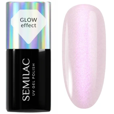 Semilac Lakier do paznokci hybrydowy 7ml - 987 Cream Pink Glow