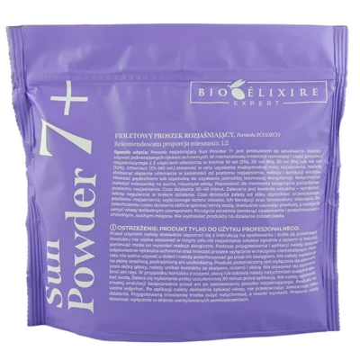 Bioelixire EXPERT Rozjaśniacz do włosów Sun Powder 7+ 500g