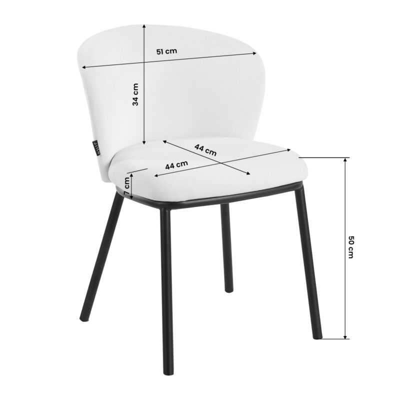 4Rico Linea Krzesło - białe