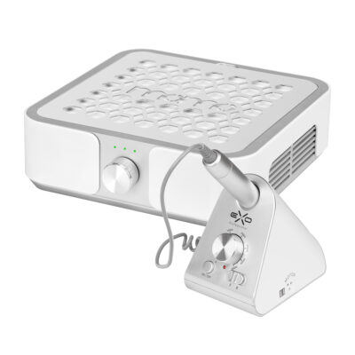 MOMO Zestaw Pochłaniacz pyłu P30 60W biały + Frezarka Exo Silent SX7