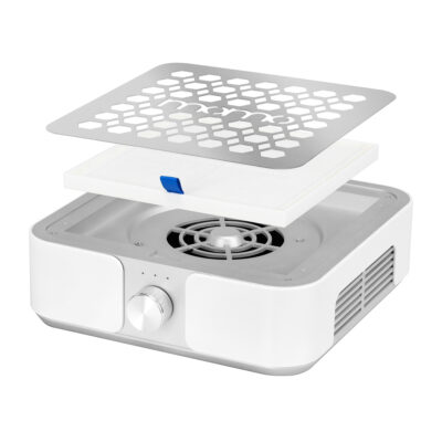 MOMO Zestaw Pochłaniacz pyłu P30 60W biały + Frezarka Exo Silent SX7