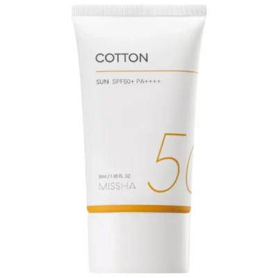 Missha All Around Safe Block Cotton Sun SPF50+ krem przeciwsłoneczny 50 ml