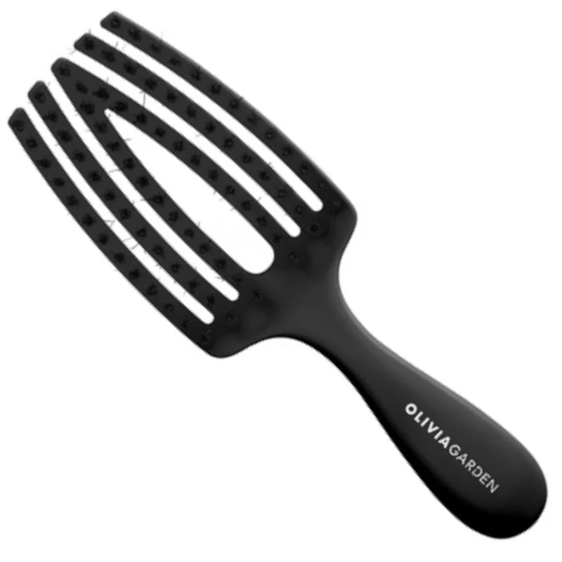 Olivia Garden FingerBrush Care Mini Kids Szczotka do włosów - Black