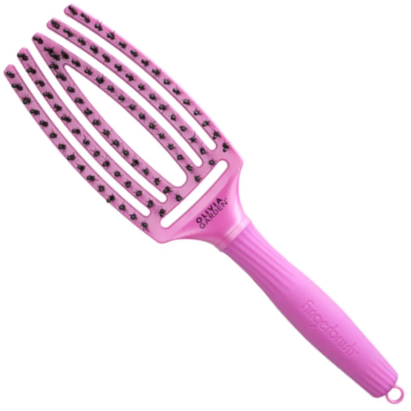 Olivia Garden FingerBrush Combo Szczotka do włosów - V3NU5 Pink
