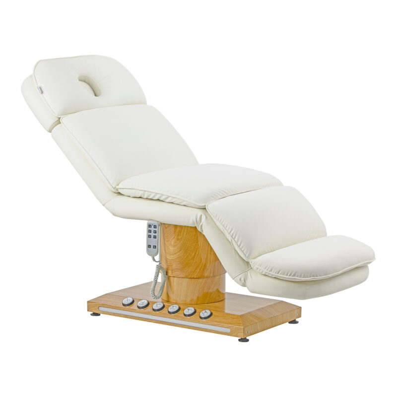 Sillon CloudFotel kosmetyczny elektryczny 3 silniki - kremowy