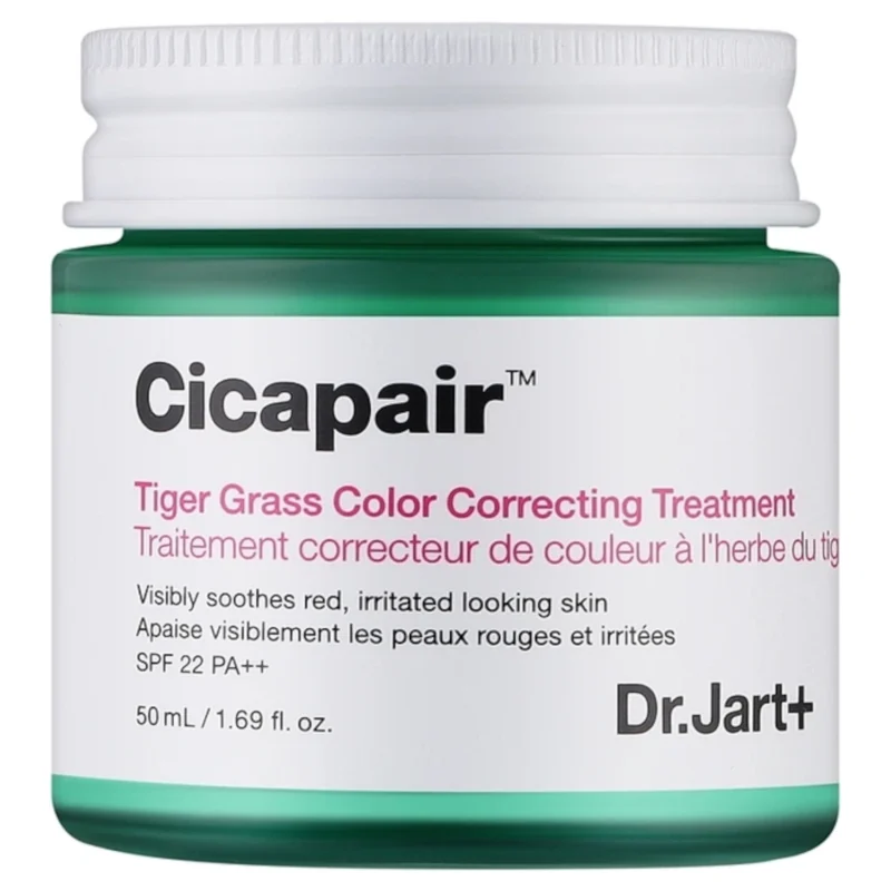 Dr.Jart+ Cicapair Tiger Grass Color Correcting Treatment SPF22 łagodzący krem korygujący 50ml