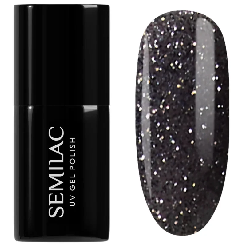 lakier_959 Semilac Lakier do paznokci hybrydowy 7ml - 959 Disco Black