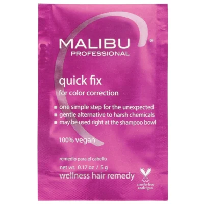 Malibu C Quick Fix kuracja do korekty koloru włosów 5 g