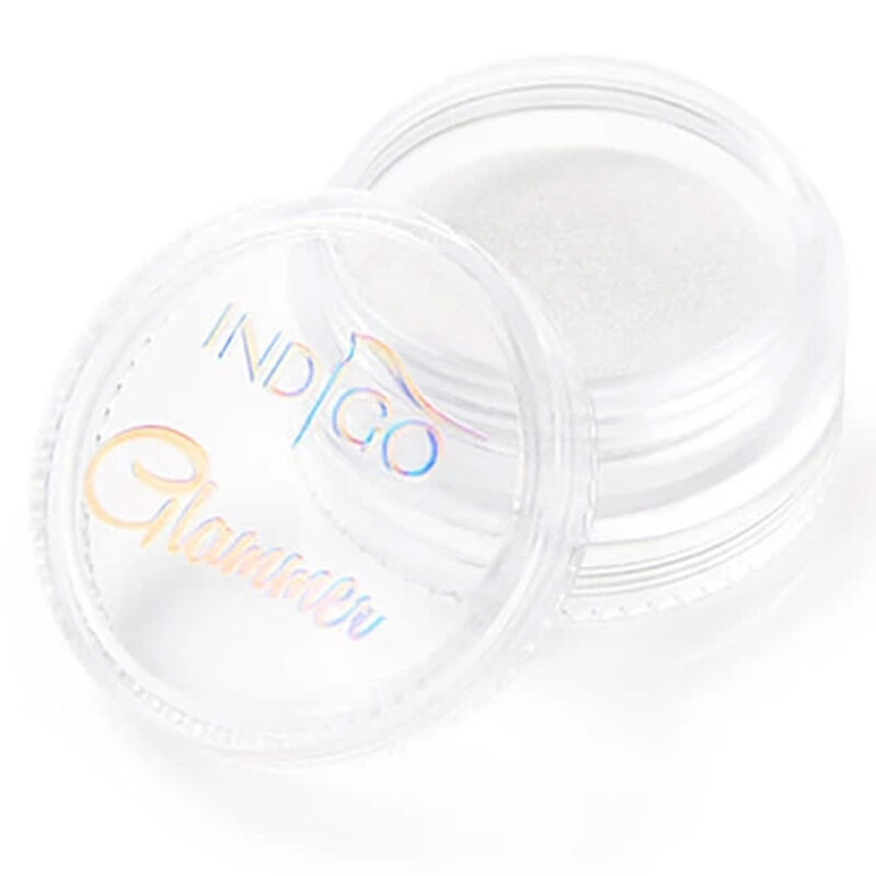 glammer_silver Indigo Glammer Pyłek do paznokci 0,5g - Silver
