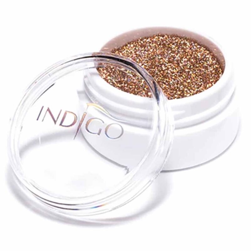 Indigo Holo Pyłek do paznokci - Grapefruit Gold