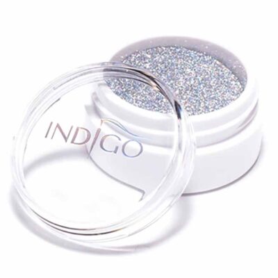 Indigo Holo Pyłek do paznokci - Silver