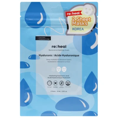 RE:HEAL Hyaluronic maseczki w płachcie intensywnie nawilżające 2 szt.