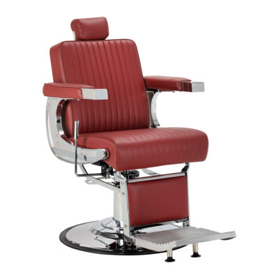 Gabbiano Visionerio+ Fotel barberski - czerwony