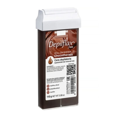 Depilflax Wosk do depilacji 100 Chocotherapy rolka 110 g