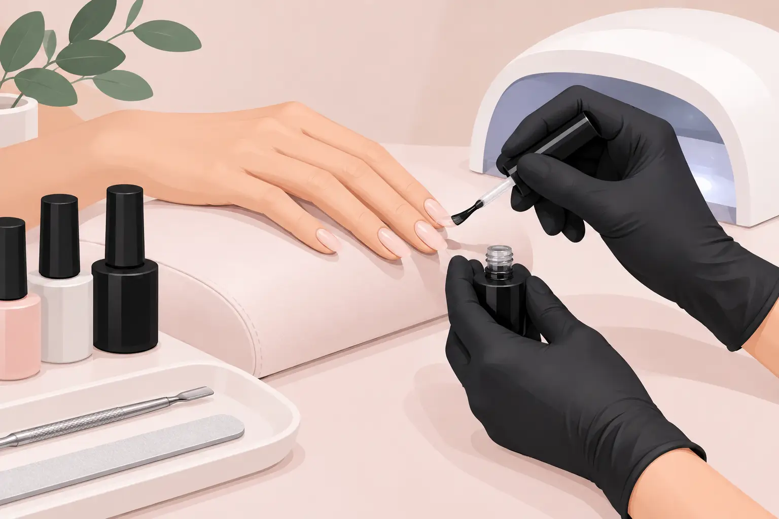 Czy manicure hybrydowy wymaga bazy? Wyjaśniamy