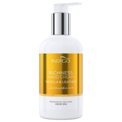 Indigo Richness Hand Cream Krem do rąk 300ml - Vanilla&Leather
