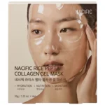 NACIFIC Rice Pepta Collagen Gel Mask hydrożelowa maska z ryżem, kolagenem i peptydami 35g