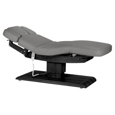 Sillon Relax Leżanka SPA - szara z czarną podstawą