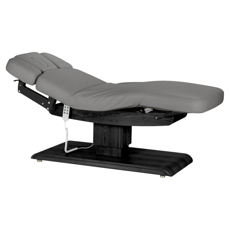 Sillon Relax Leżanka SPA - szara z czarną podstawą
