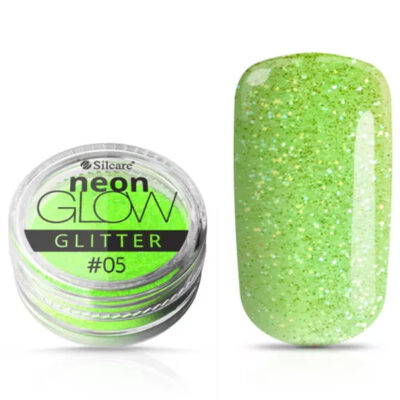 Silcare Neon Glow Glitter Pyłek do paznokci - #05
