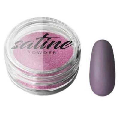 Silcare Satine Powder Pyłek do paznokci - Light Violet