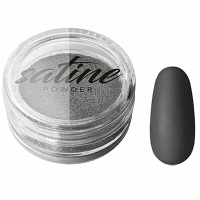 Silcare Satine Powder Pyłek do paznokci - Grey