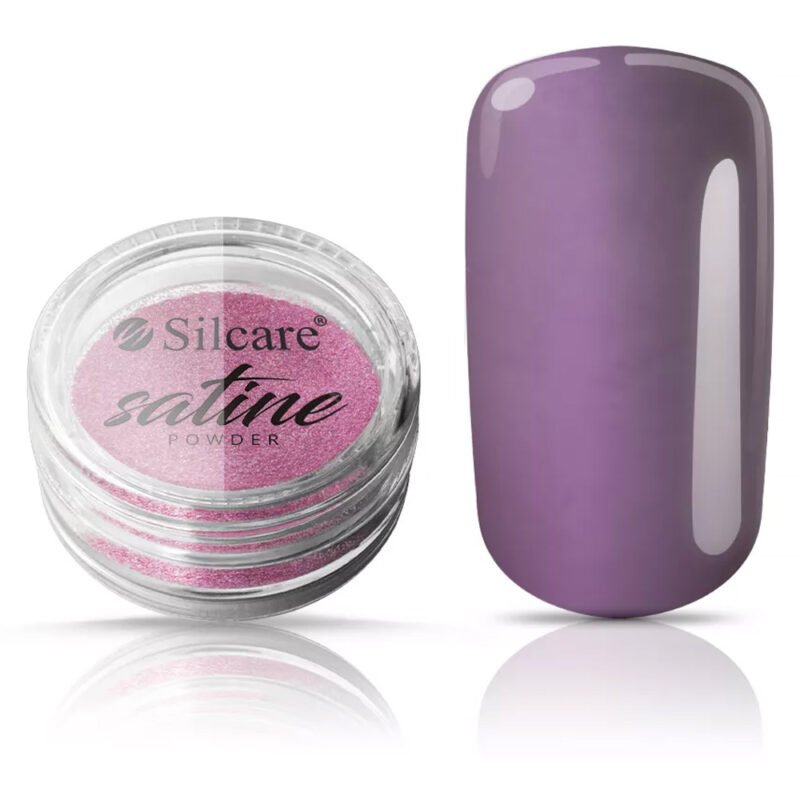 satine_violet Silcare Satine Powder Pyłek do paznokci - Violet
