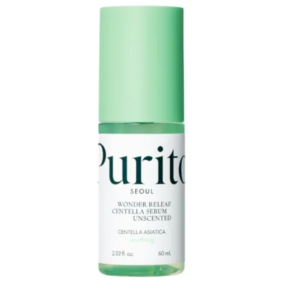 Purito Seoul Wonder Releaf Centella Serum Unscented bezzapachowe serum z wąkrotą azjatycką 60ml